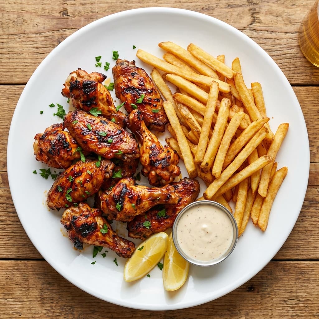 Spicy Grilled Wings (6pcs)